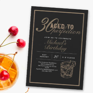Fêté à la perfection Invitation pour un anniversai