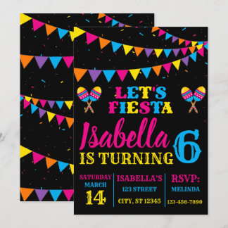 Fête Anniversaire Cinco De Mayo Fête Invitation