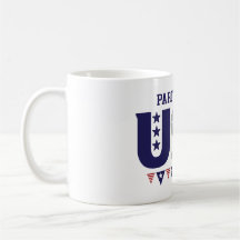 Fête aux USA Mug avec Drapeau - Drôle cadeau amusa