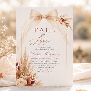 Fête d'amour Invitation de Fête de Mariage avec He