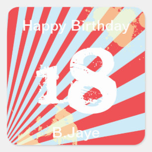 Fête d'anniversaire Ado Sticker