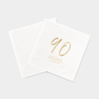 Fête d'anniversaire de 90 ans Modern Brush Script