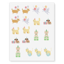 Fête d'anniversaire de chat de chien Favoriser