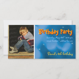 Fête d'anniversaire de David | Invitation photo St