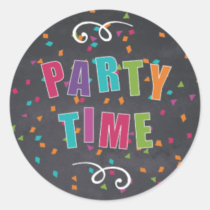 Fête d'anniversaire des enfants - autocollant