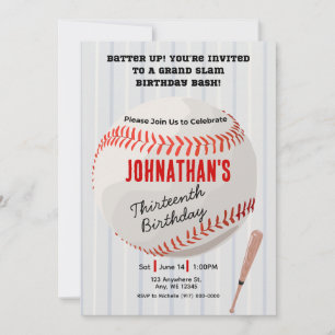 Fête d'anniversaire du Grand Chelem - Invitation d