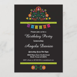 Fête d'anniversaire Motif mexicain Invitation 30 4