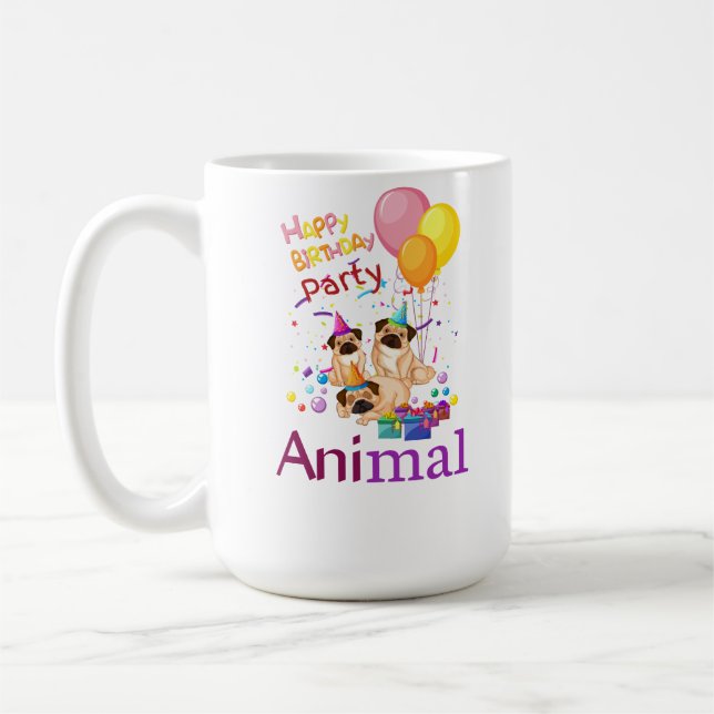 Fête d'anniversaire Mug de café animal - Perfect C (Gauche)