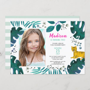 Fête d'anniversaire   Tiger Jungle   Invitations