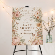 Fête de Bébé Petite Citrouille Fleur Sauvage