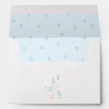 Fête de bébé thème Oie Silly Joliment Élégante Fle