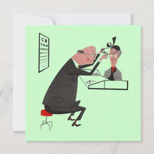 Fête de graduation ou invitation d'un optométriste