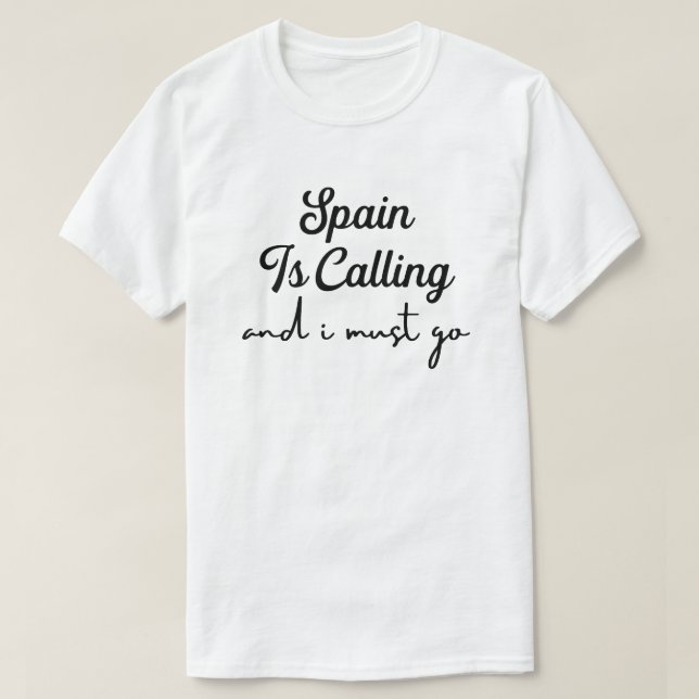 Fête de la Culture de l'Espagne Drapeau T-shirt (Design devant)