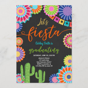 Fête de la Fiesta Graduation Invitation Parti mexi