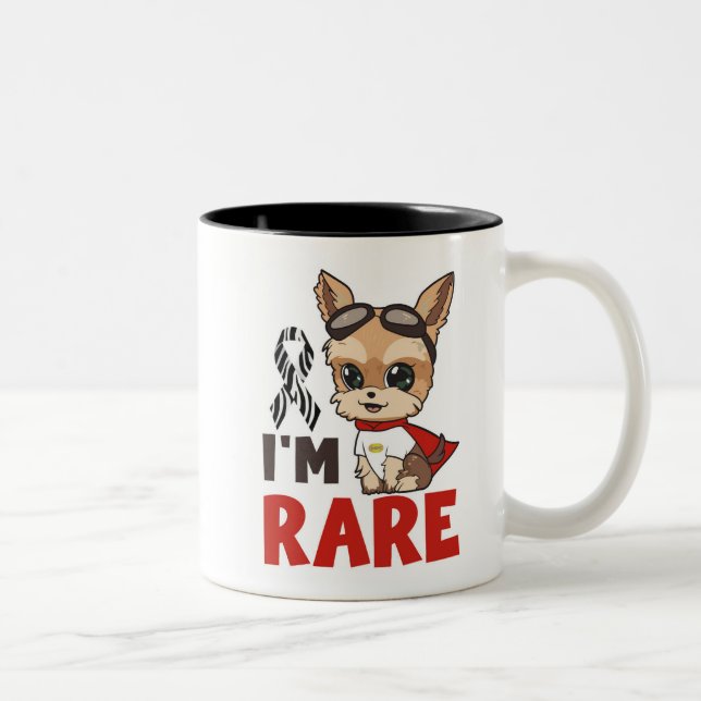 Fête de la Maladie Rare Je suis Rare ! Mug (Droit)