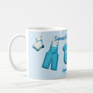 Fête de la Mug Café Baby shower élégant pour