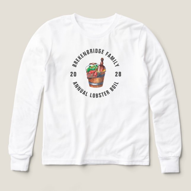 Fête de la Réunion d'été annuelle du homard ébulli (Motif recto)