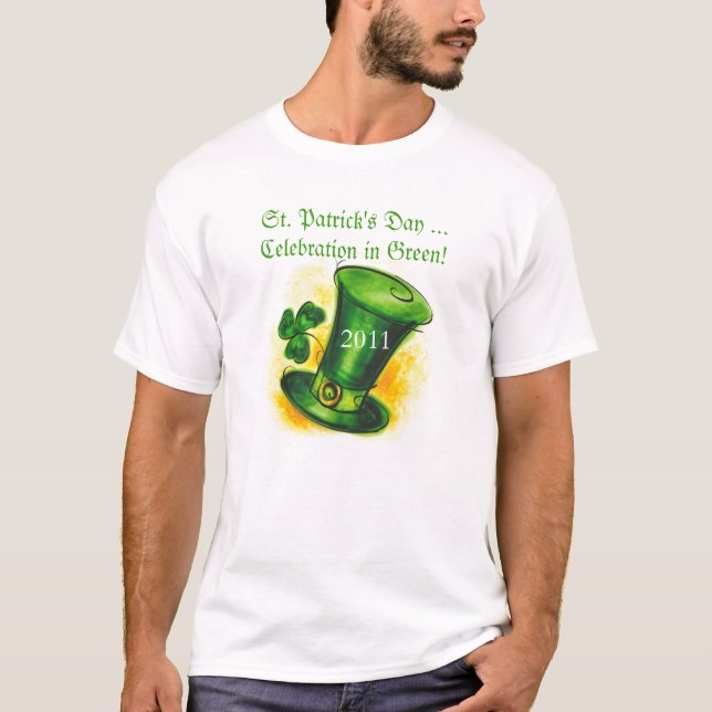 Fête de la Saint Patrick ...Célébration en T-shirt (Devant)