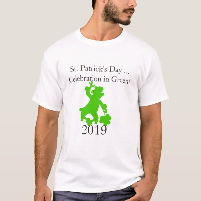 Fête de la Saint Patrick ...Célébration en T-shirt (Devant)