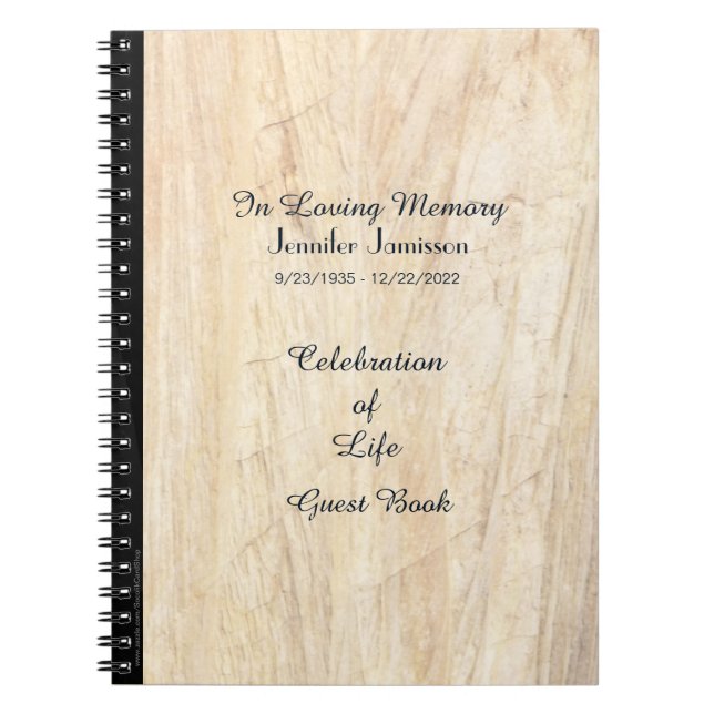 Fête de la vie Livre d'or, Faux Parchment (Devant)