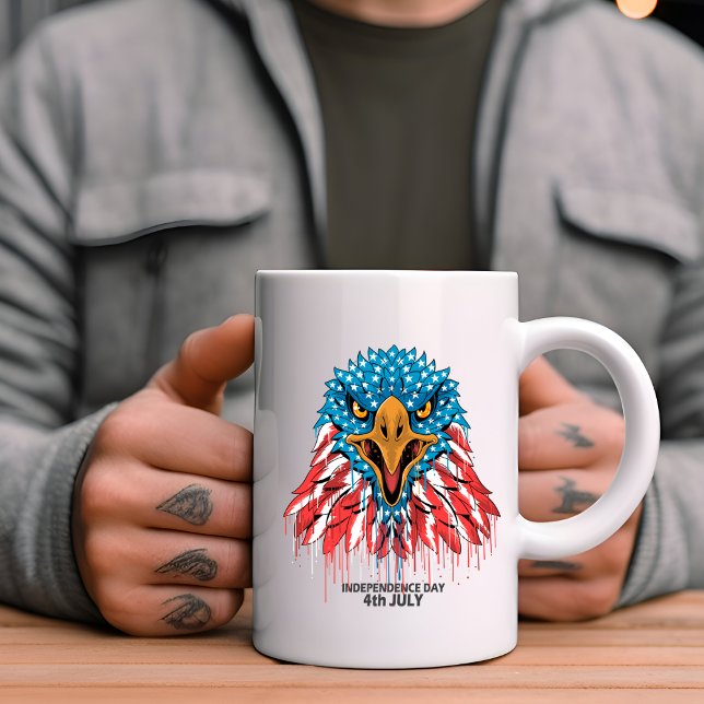 Fête de l'Indépendance des USA Coffee Mug (Créateur téléchargé)