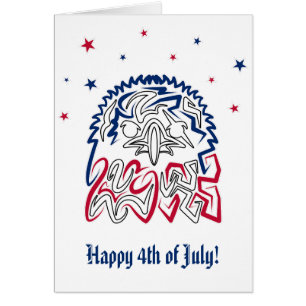 Fête de l'Indépendance Étoiles d'aigle américain