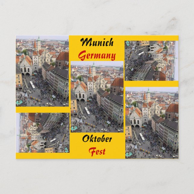 Fête de l'Oktober, carte postale (Devant)