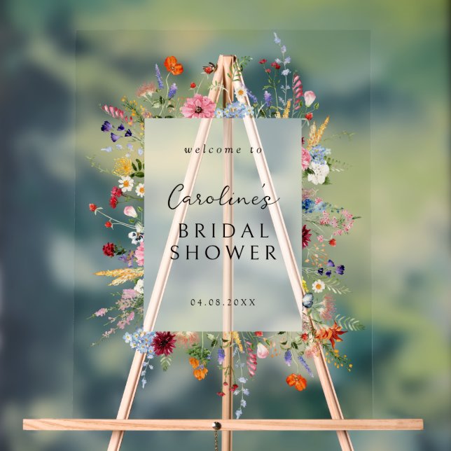 Fête de mariage champêtre avec des fleurs sauvages (Neutre)