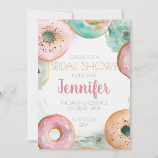 Fête de mariage - Invitation Donut