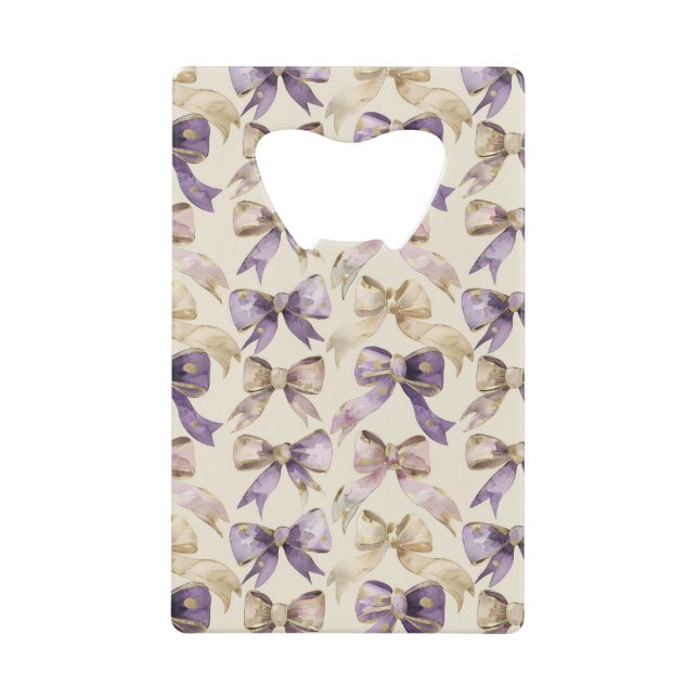 Fête de Mariage Rubans Or Violet (Devant)