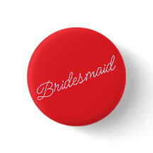 Fête de mariée Pin Badge Cadeau Red Pink