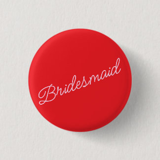 Fête de mariée Pin Badge Cadeau Red Pink