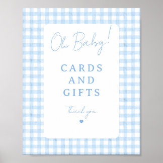 Fête de naissance garçon déco de table en vichy bl
