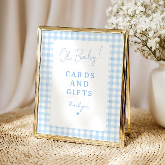 Fête de naissance garçon déco de table en vichy bl