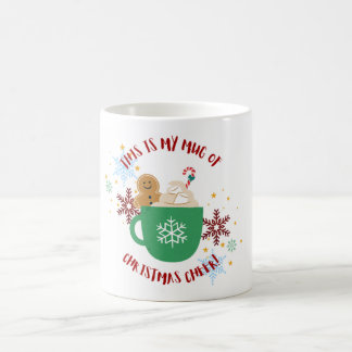 Fête de Noël Cheer Mug avec l'homme en pain d'épic
