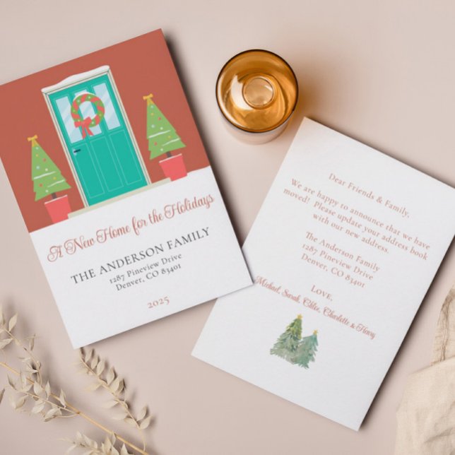 Fête de Noël Faire-part de déménagement (Créateur téléchargé)