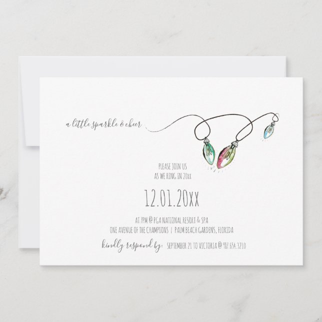 Fête de Noël Invitation (Devant)