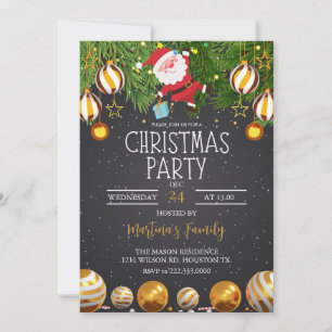Fête de Noël Invitations Fête de Noël