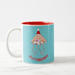 Fête de Noël Jellyfish Mug