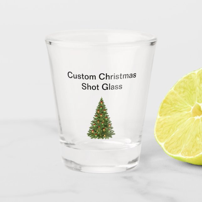Fête de Noël, verre tiré (Devant)