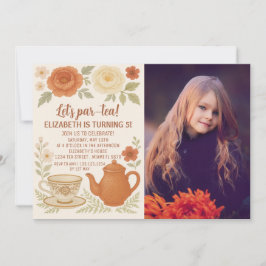 Fête de thé Fairytale Invitation d'anniversaire