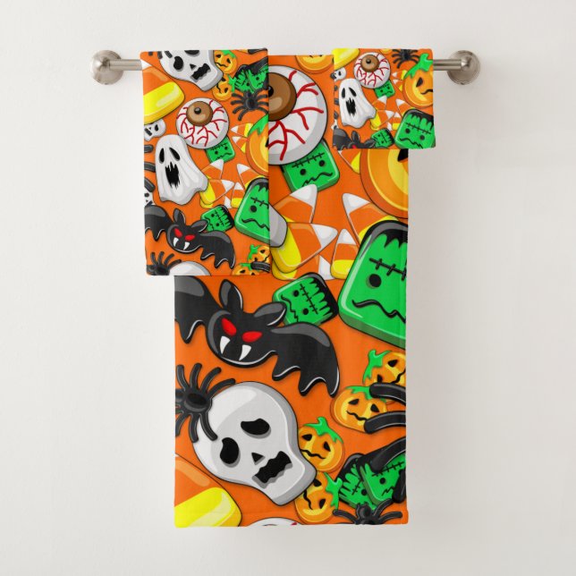 Fête des Candies Éffrayantes d'Halloween (En situation)