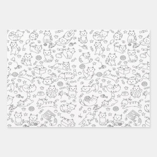 Fête des chats ! Papier d'emballage