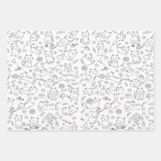 Fête des chats ! Papier d'emballage