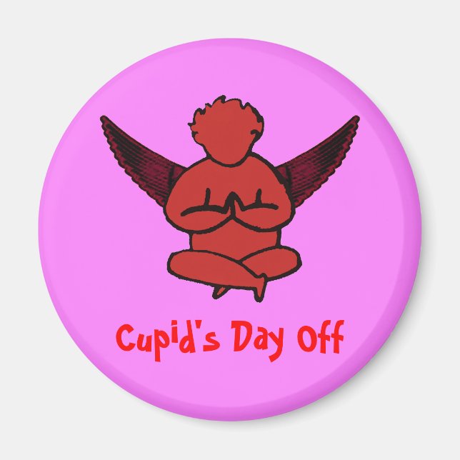 Fête des Cupidons - Magnet de Yoga de Saint Valent (Devant)