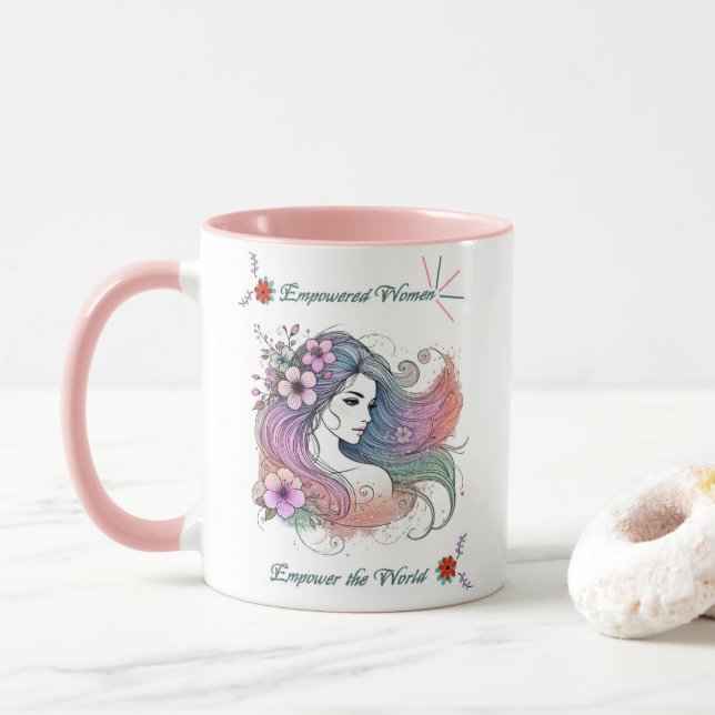 Fête des femmes - Mug à café inspiré (Avec donut)