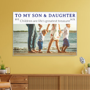 Fête des Fils & Filles – Toile Familiale Personnal