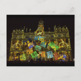 Fête des Lumières Lyon Postkarte