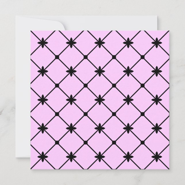Fête des mariées Black Croix Invitations personnal (Devant)