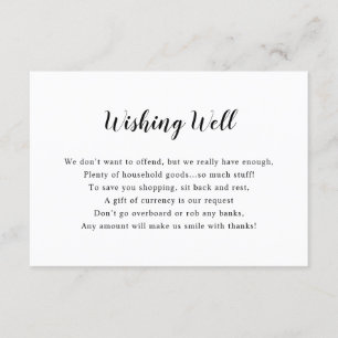 Fête des mariées blanche ou carte de bien d'attent